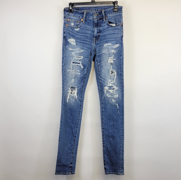 American Eagle Outfitters Other - Men's American Eagle Next Level Stacked Skinny Jeans Distressed